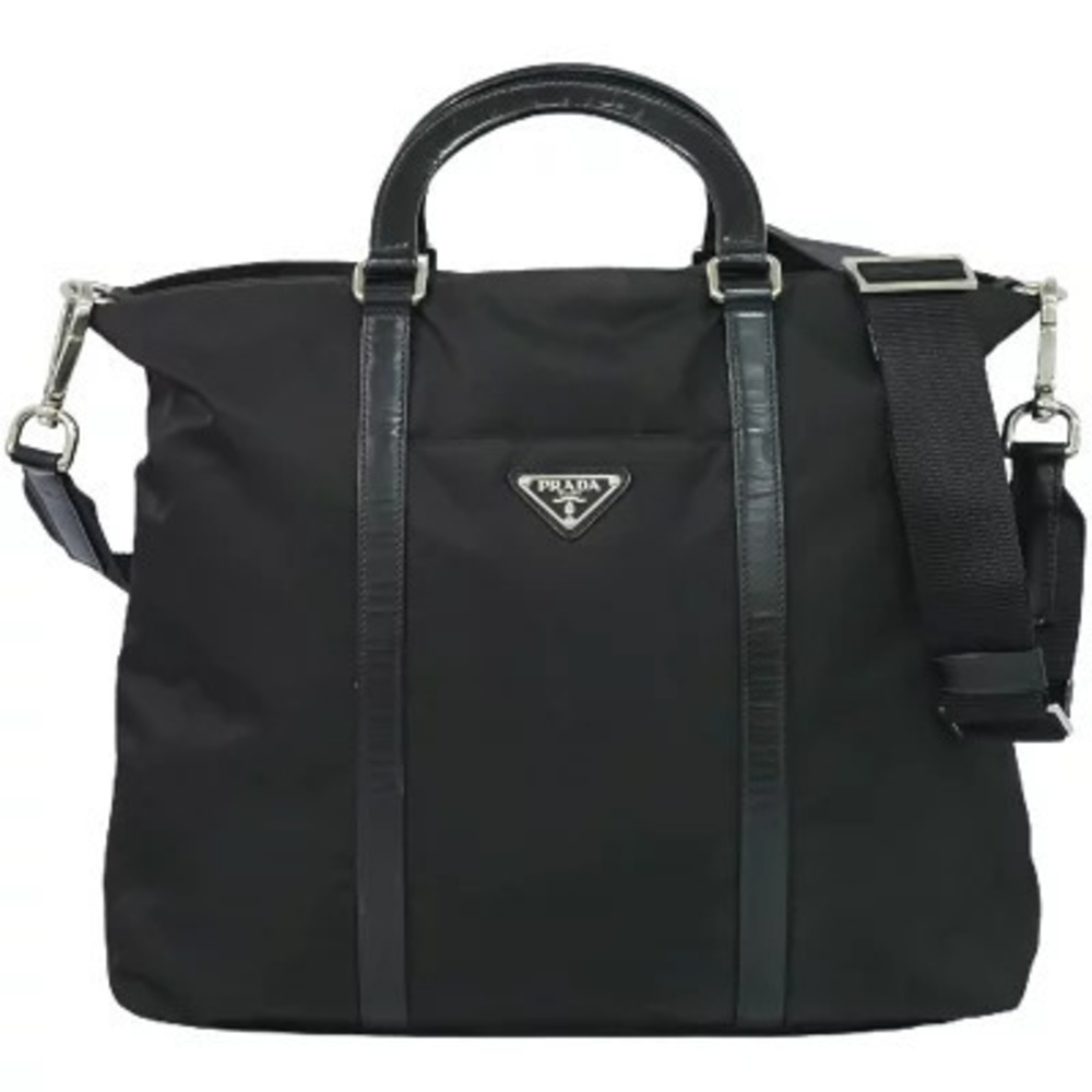 Prada Pouch 2Way Shoulder Bag Black
